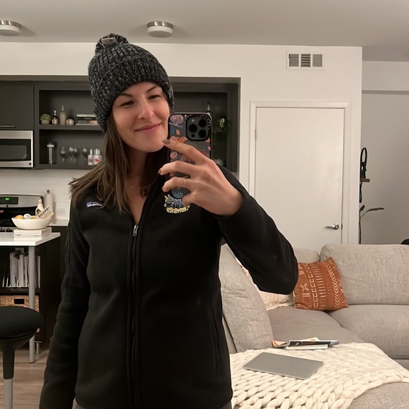 [NWT] Adidas grey beanie w/ pom pom - Picture 3 of 3